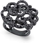 Thumbnail for your product : INC International Concepts Black-Tone Jet Pavé Ring, Created for Macy's