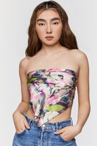 Thumbnail for your product : Forever 21 Satin Floral Print Scarf
