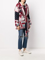 Thumbnail for your product : Alanui Patterned Intarsia Knit Cardigan