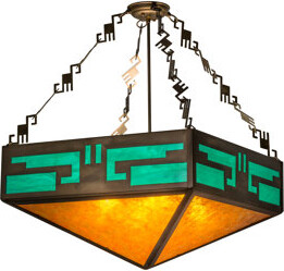 Meyda Lighting 4 - Light Unique / Statement Geometric Pendant