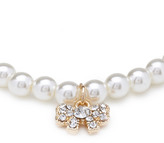 Thumbnail for your product : Forever 21 Faux Pearl Bow-Charm Bracelet