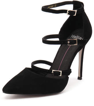 Mollini Dalight Black Shoes Womens Shoes Casual Heeled Shoes