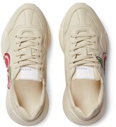Thumbnail for your product : Gucci Women's Rhyton GG apple sneaker