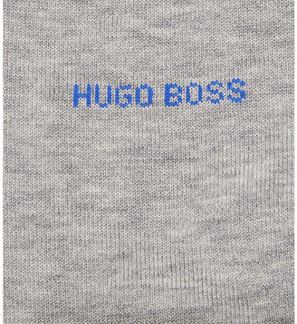 HUGO BOSS Diamond & plain cotton socks pack of two
