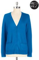 Thumbnail for your product : Lord & Taylor Merino Wool Cardigan
