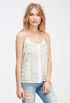 Thumbnail for your product : Forever 21 Floral Strappy-Back Cami