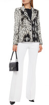 Thumbnail for your product : Just Cavalli Snake-print crepe blazer