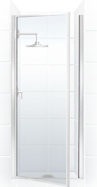 Coastal Shower Doors Legend Series 33.63'' W x 64'' H Hinged Framed Shower door