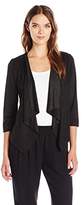 Thumbnail for your product : Vero Moda Women's Merry Faux Suede Drapey Front Blazer