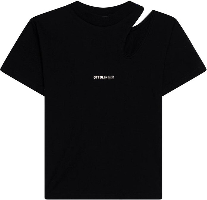 Ottolinger Cut-Out Detailed Crewneck T-Shirt