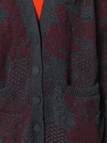 Thumbnail for your product : Barrie Stencil Garden cashmere cardigan