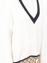 Thumbnail for your product : N.Peal Cable-Knit Cashmere Jumper