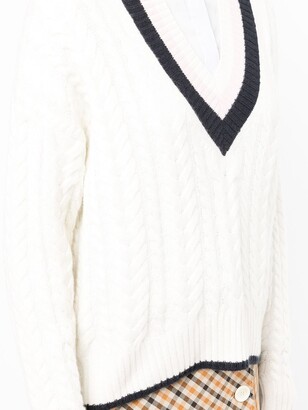 N.Peal Cable-Knit Cashmere Jumper