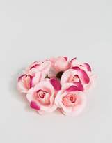 Thumbnail for your product : ASOS Ombre Rose Hair Bunholder Hairband
