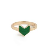 Thumbnail for your product : BaubleBar Green Chevron Ring