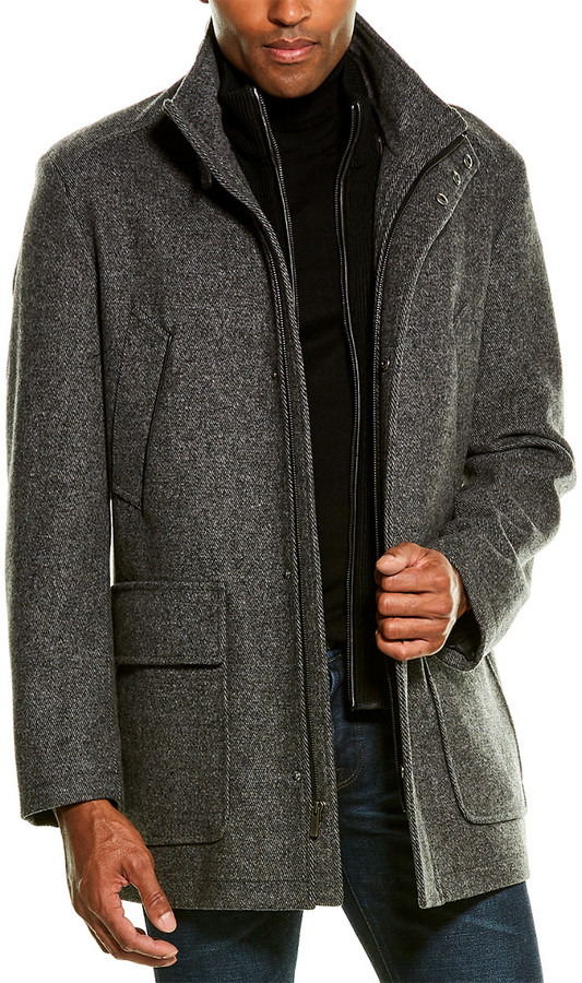cole haan wool blend jacket
