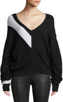 Thumbnail for your product : Rag & Bone Cricket V-Neck Long-Sleeve Knit Sweater