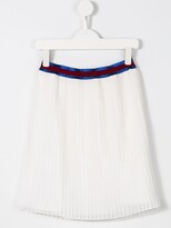 Thumbnail for your product : Gucci Children Iridescent Plissé Skirt