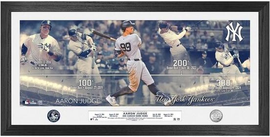 Highland Mint New York Yankees Aaron Judge 300th Home Run Coin Photo Mint