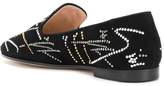Thumbnail for your product : Giuseppe Zanotti Giuseppe Zanotti embellished logo loafers