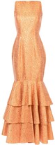 Thumbnail for your product : Bambah Double Ruffle Gown
