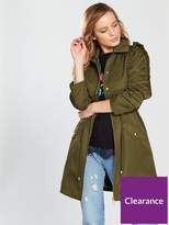 Thumbnail for your product : V By Very Petite Ruffle Detail Trench Coat