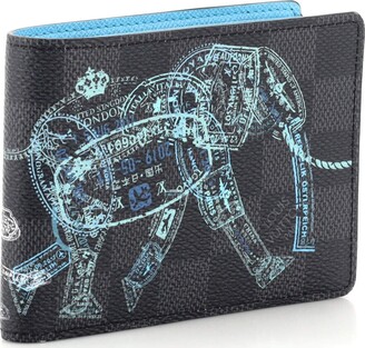 Louis Vuitton Slender Wallet Limited Edition Wild Animals Damier
