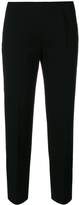 Thumbnail for your product : Piazza Sempione cropped slim fit trousers