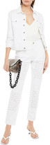 Thumbnail for your product : J Brand Aiden Broderie Anglaise Boyfriend Jeans