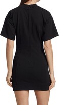 Thumbnail for your product : alexanderwang.t Sculpted Short-Sleeve Chest-Pocket Dress