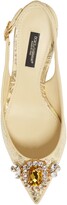 Thumbnail for your product : Dolce & Gabbana Crystal Embellished Pointed Toe Pump