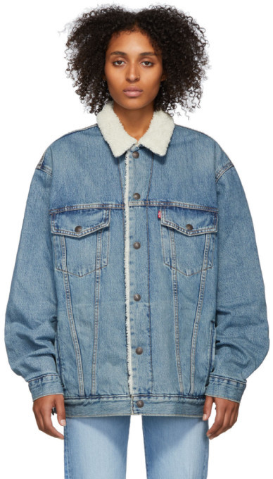 Levi's big and tall sherpa trucker jacket Clearance