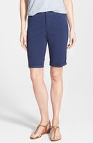 Thumbnail for your product : NYDJ 'Briella' Cuffed Stretch Twill Shorts (Regular & Petite)
