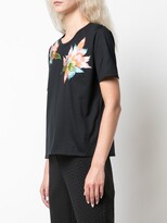 Thumbnail for your product : Natori floral embroidered T-shirt