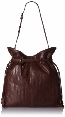 Frye Women's Sacha Small Leather Fringe Hobo Bag
