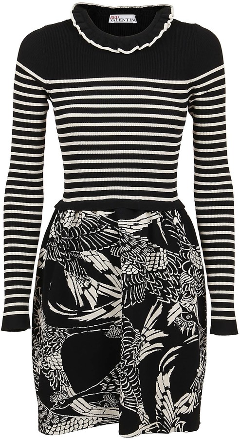 red valentino sweater dress