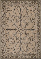 Thumbnail for your product : nuLoom Alexa Framed Scroll Indoor Outdoor Rug