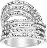 Thumbnail for your product : GUESS Look of Six Dainty Pave Bands Ring