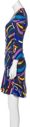 Diane von Furstenberg Wiley Silk Print Wrap Dress