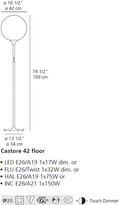 Thumbnail for your product : Artemide Castore Floor Lamp