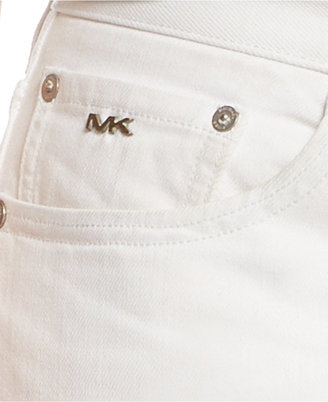 Michael Kors Men's Tailored-Fit White Jeans