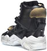 Thumbnail for your product : Maison Margiela Retro Fit leather high-top sneakers