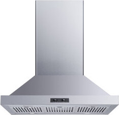 Winflo H103C Series 30" 400 CFM Convertible Island Range Hood in Stainless Steel With Filter Included