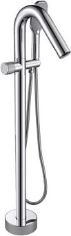 Topcraft Single Handle Floor Mounted Freestanding Tub Filler with Handheld showerhead