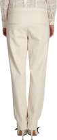 Thumbnail for your product : Isabel Marant Ravena Flat-front Serge Trousers