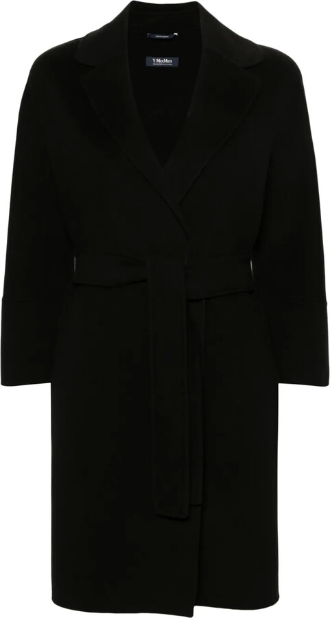 コート S MAX MARA BLACK WOOL ARONA COAT Arona wool coat | Max Mara
