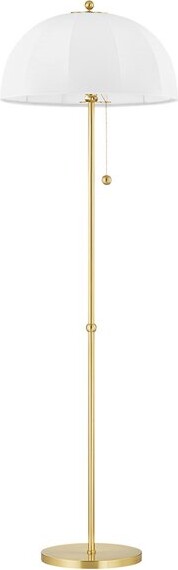 Mitzi Meshelle Floor Lamp in Brass