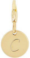 Thumbnail for your product : Anna Lou Gold plated small c disk charm