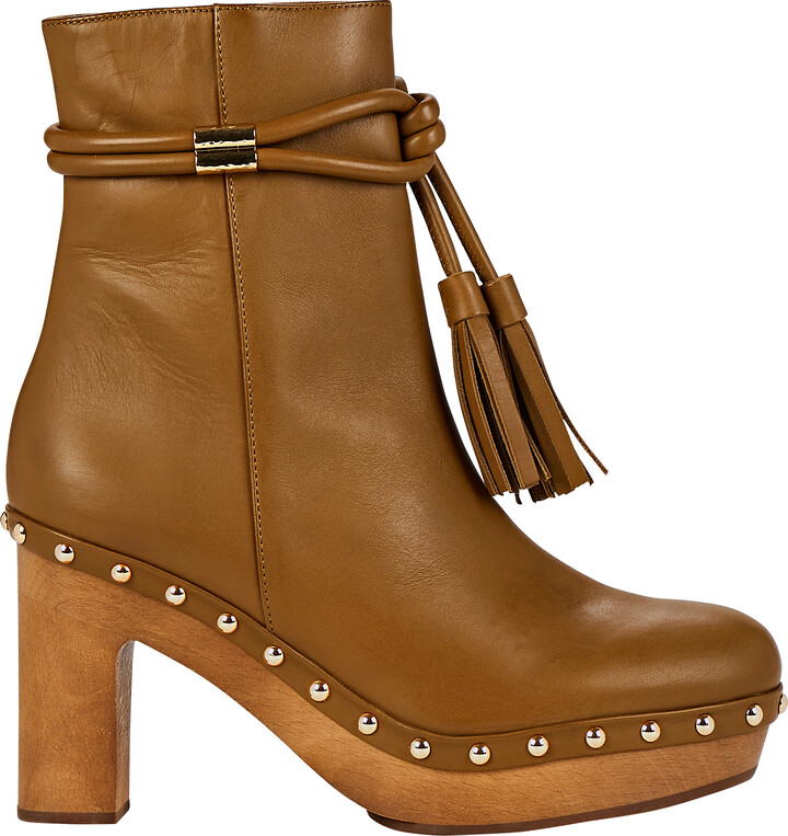 Ulla Johnson Norah Tassel Leather Ankle Boots ShopStyle