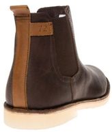 Thumbnail for your product : Sole New Mens Brown Fife Leather Boots Chelsea Elasticated